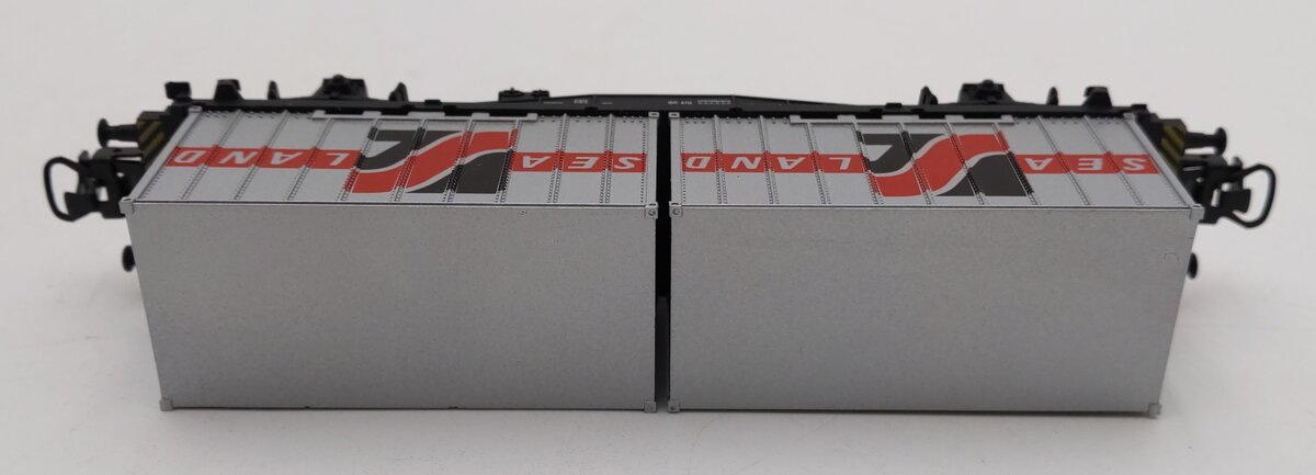 Marklin 4668 HO Scale DB Flatcar w/2 Sea Land Containers EX/Box