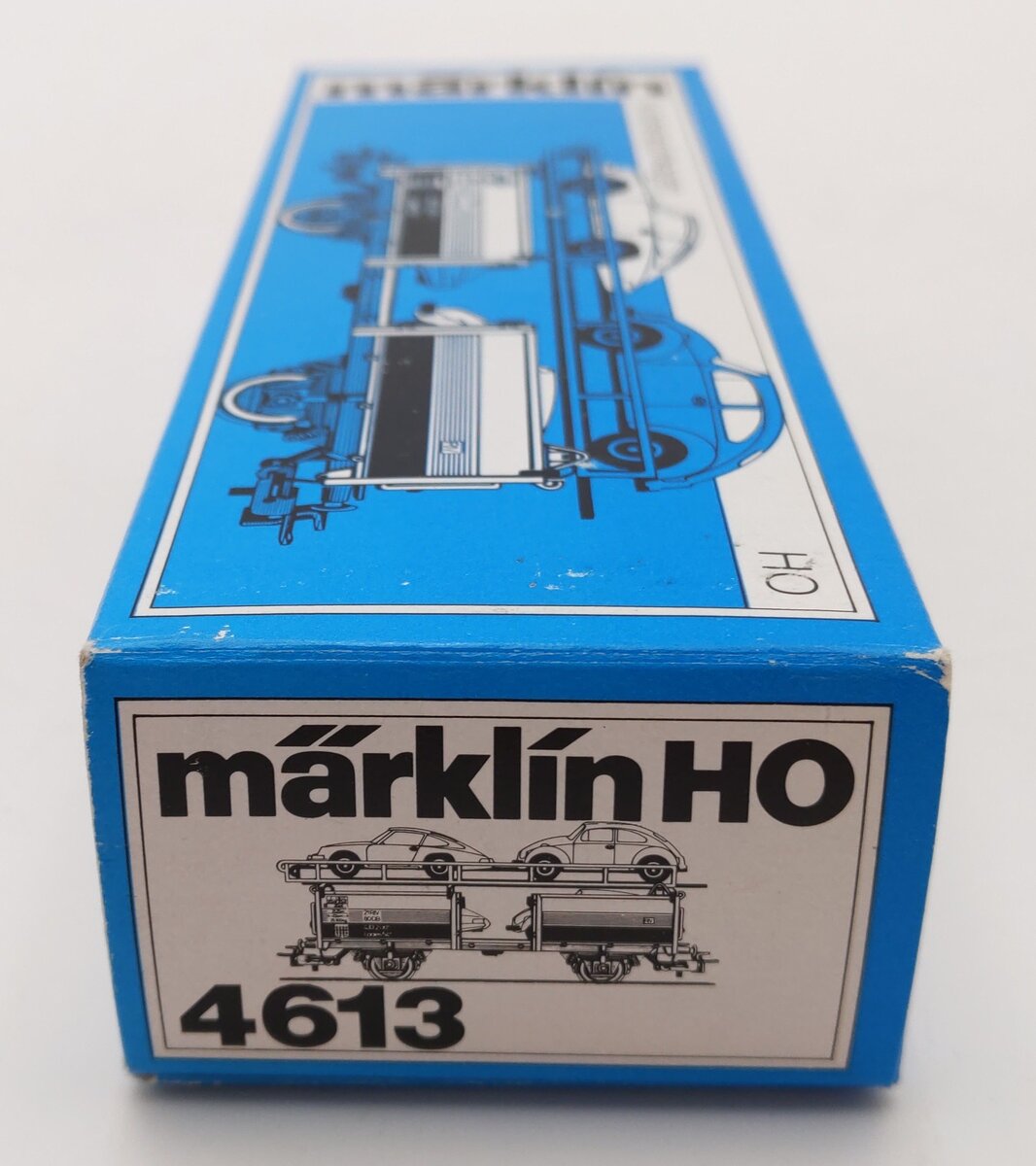 Marklin 4613 HO Scale Auto Transport Car w/ Automobiles EX/Box