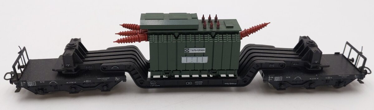 Marklin 4617 HO DB Trafo-Union Well Car with Green Transformer EX/Box