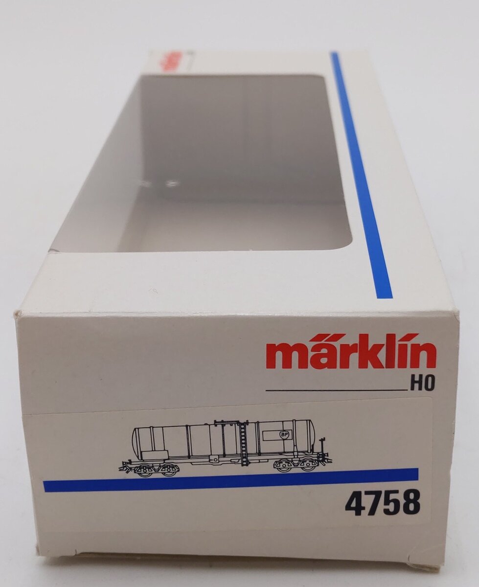 Marklin 4758 HO Scale BP Gas Tank Car LN/Box
