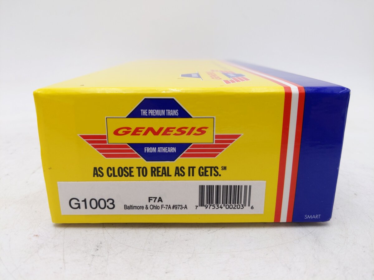 Athearn G1003 HO Baltimore & Ohio F7A Diesel Locomotive #973-A EX/Box