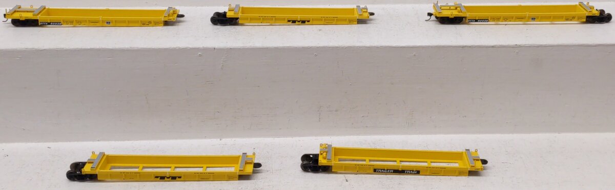 InterMountain 47301 HO DTTX Trailer-Train Thrall 5-Unit Well Car Set VG/Box