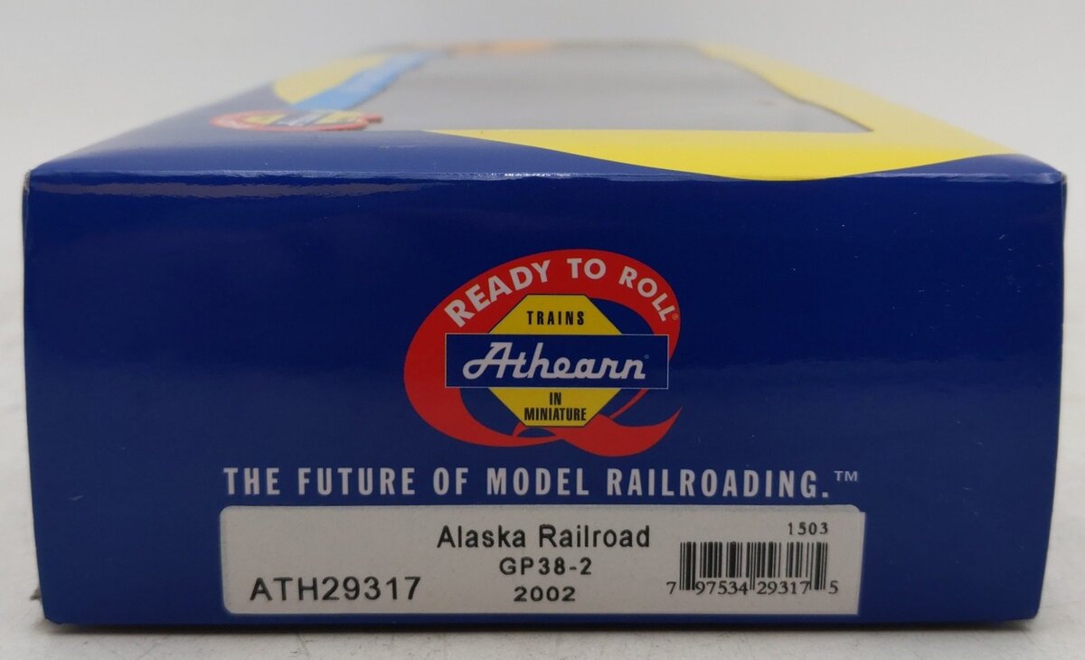 Athearn 29317 HO Alaska Railroad GP38-2 Diesel Locomotive w/ DCC #2002 LN/Box