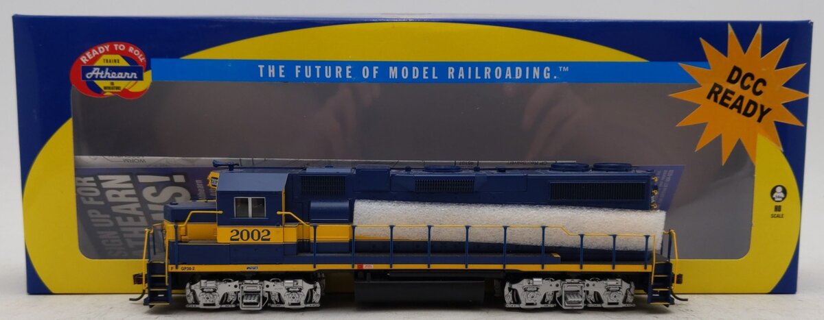 Athearn 29317 HO Alaska Railroad GP38-2 Diesel Locomotive w/ DCC #2002 LN/Box