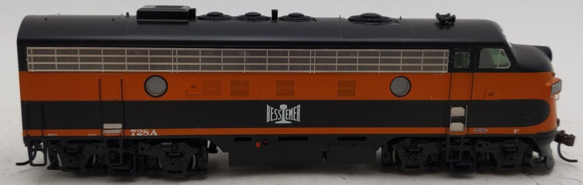 Athearn G1023 HO Bessemer F-7APhase 2 Freight Diesel Locomotive #728A EX/Box