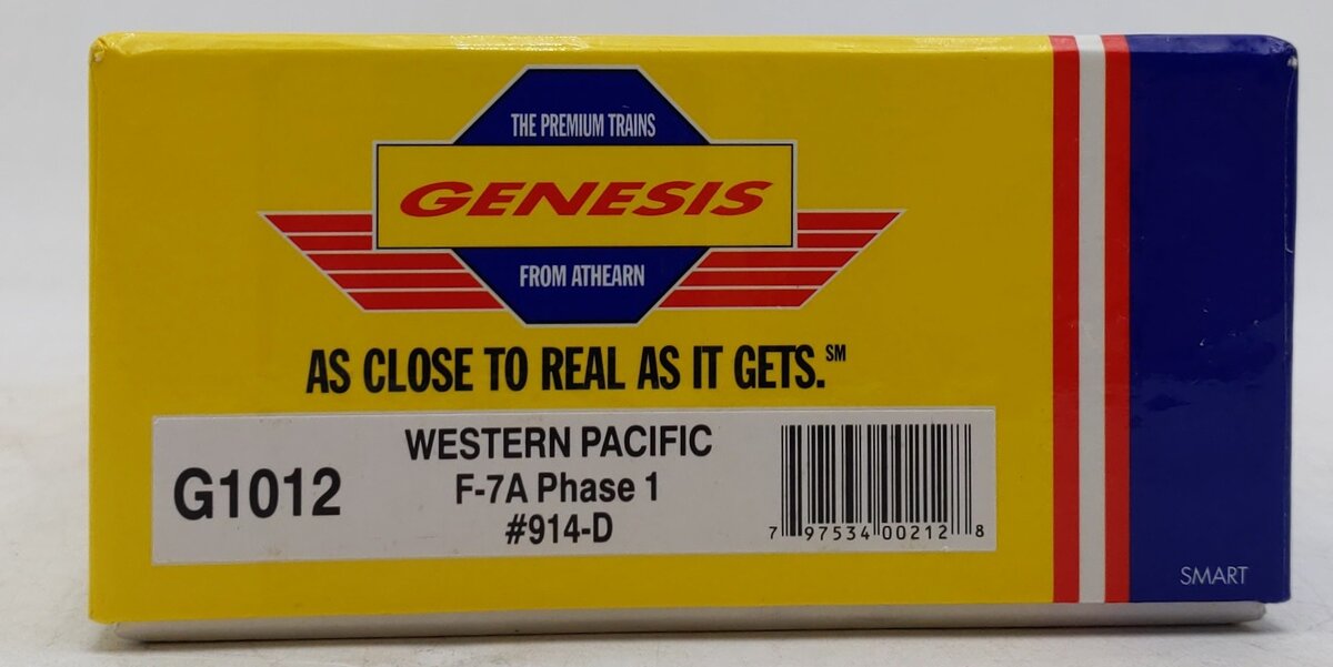 Athearn G1012 HO Scale Western Pacific F-7 A Phase1 Diesel Locomotive #914-D LN/Box