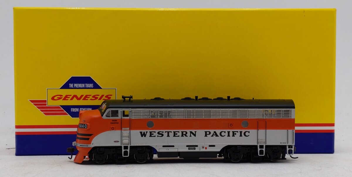 Athearn G1012 HO Scale Western Pacific F-7 A Phase1 Diesel Locomotive #914-D LN/Box