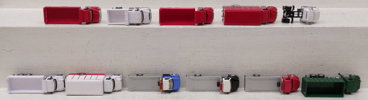 Boley 1:87 Die Cast Flatbed & Box Trucks [11] EX