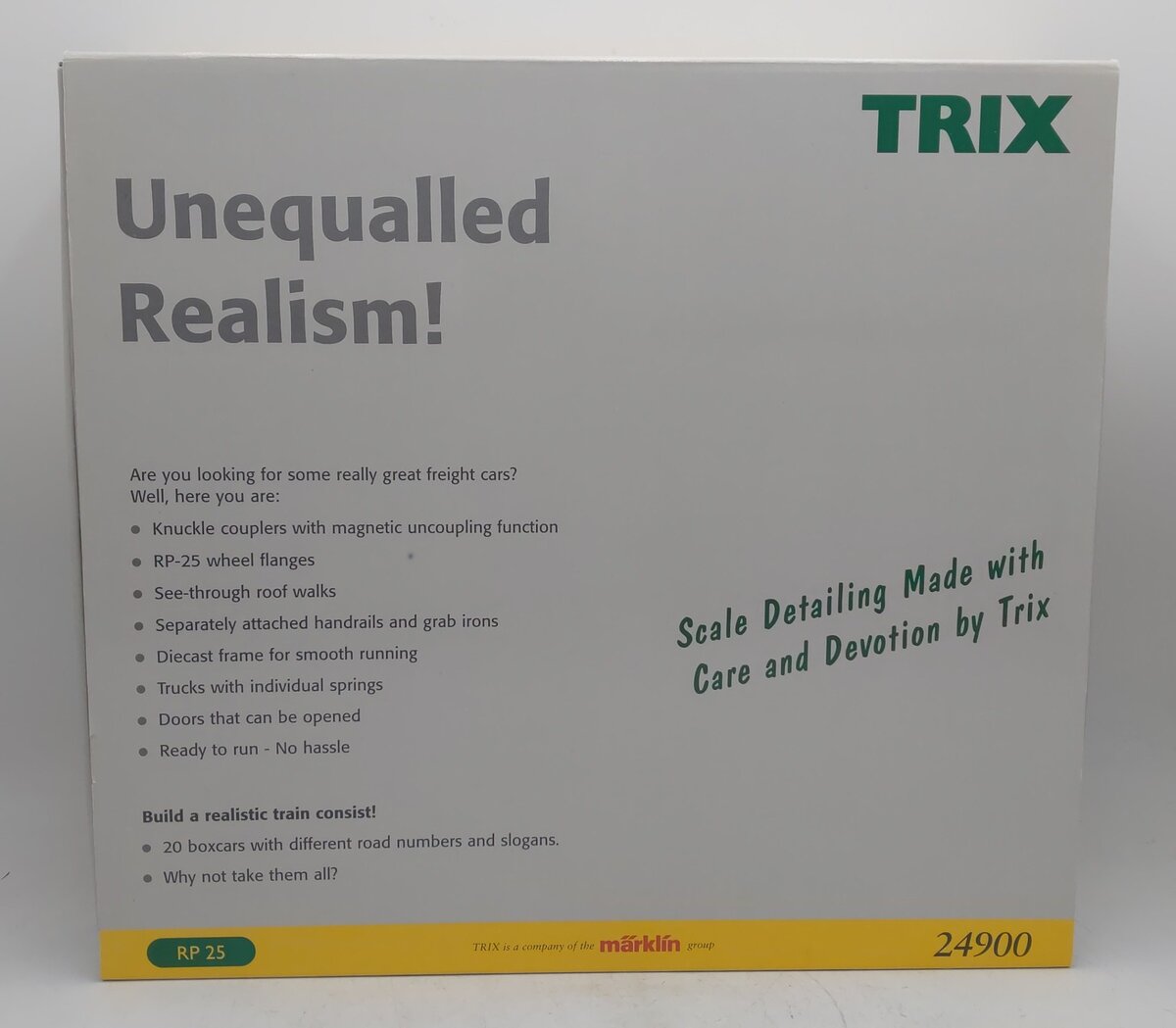 Trix 24900 HO Scale Union Pacific Box Car 20 Car Set NIB