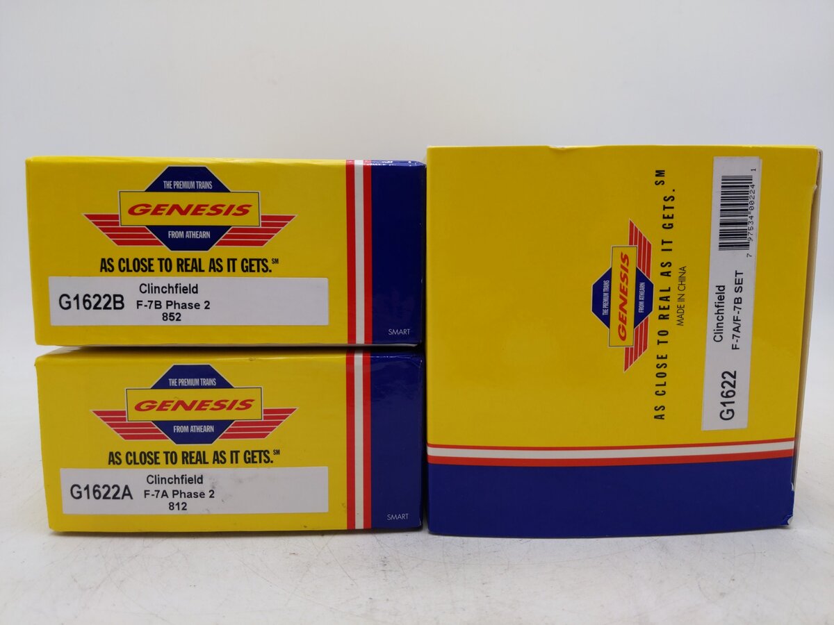 Athearn G1622 HO Scale Chinchfield F-7 Phase 2 Diesel Locomotive AB Set EX/Box