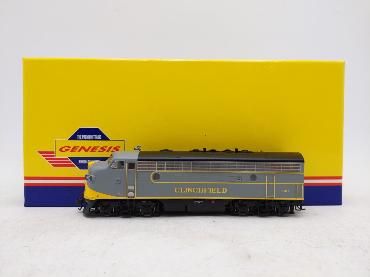 Athearn G1022 HO Clinchfield F-7A Phase 2 Diesel Locomotive EX/Box