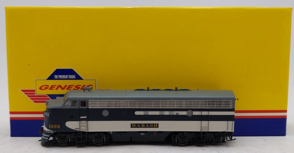 Athearn G10703 HO Scale Wabash F7A Diesel Locomotive #1103 EX/Box