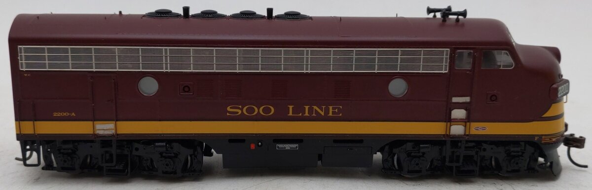 Athearn G2024 HO Scale Soo Line F-3A Phase 4 Diesel Locomotive #2200-A EX/Box