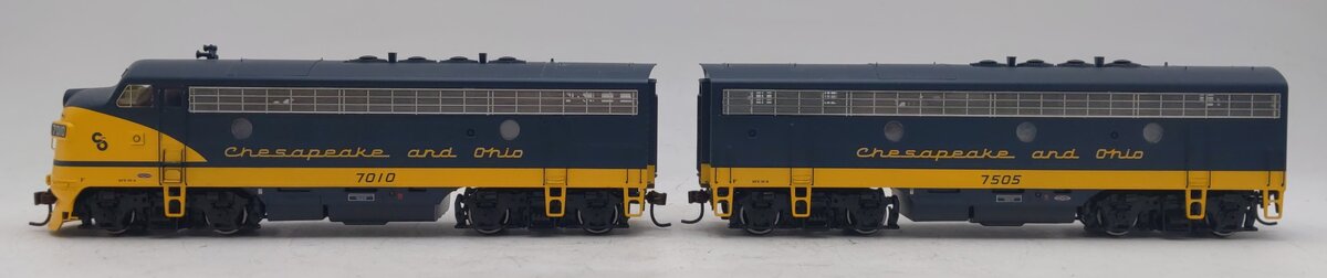 Athearn G22005 HO Scale Chesapeake & Ohio EMD F7 AB Diesel Set LN/Box