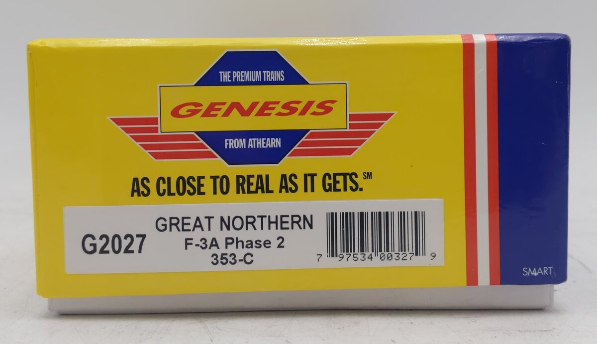 Athearn G2027 HO Scale Great Northern F-3A Phase 2 Diesel Loco #353C NIB