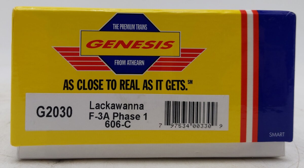 Athearn G2030 HO Scale Lackawanna F-3A Phase I Diesel Locomotive #606-C LN/Box