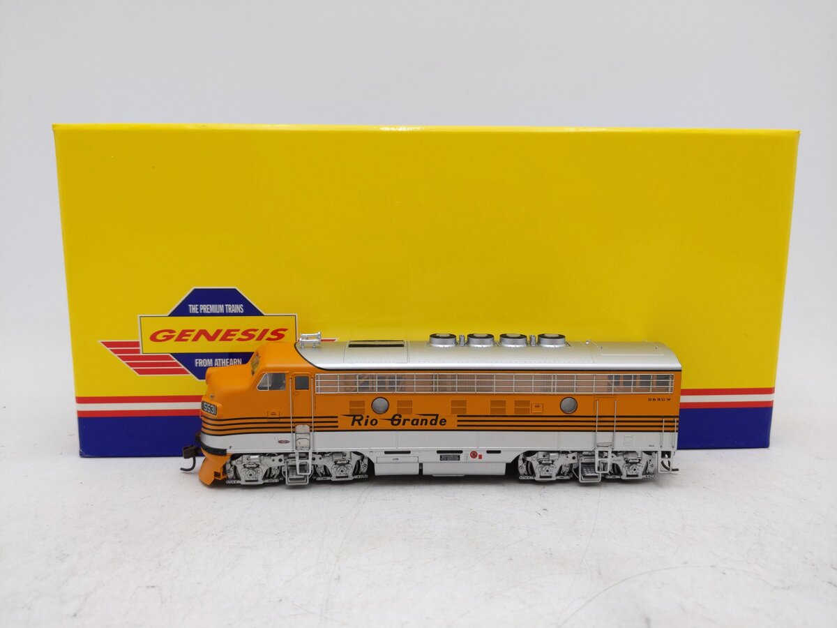 Athearn G2021 HO Scale D&RGW F-3A Diesel Locomotive #5531 EX/Box