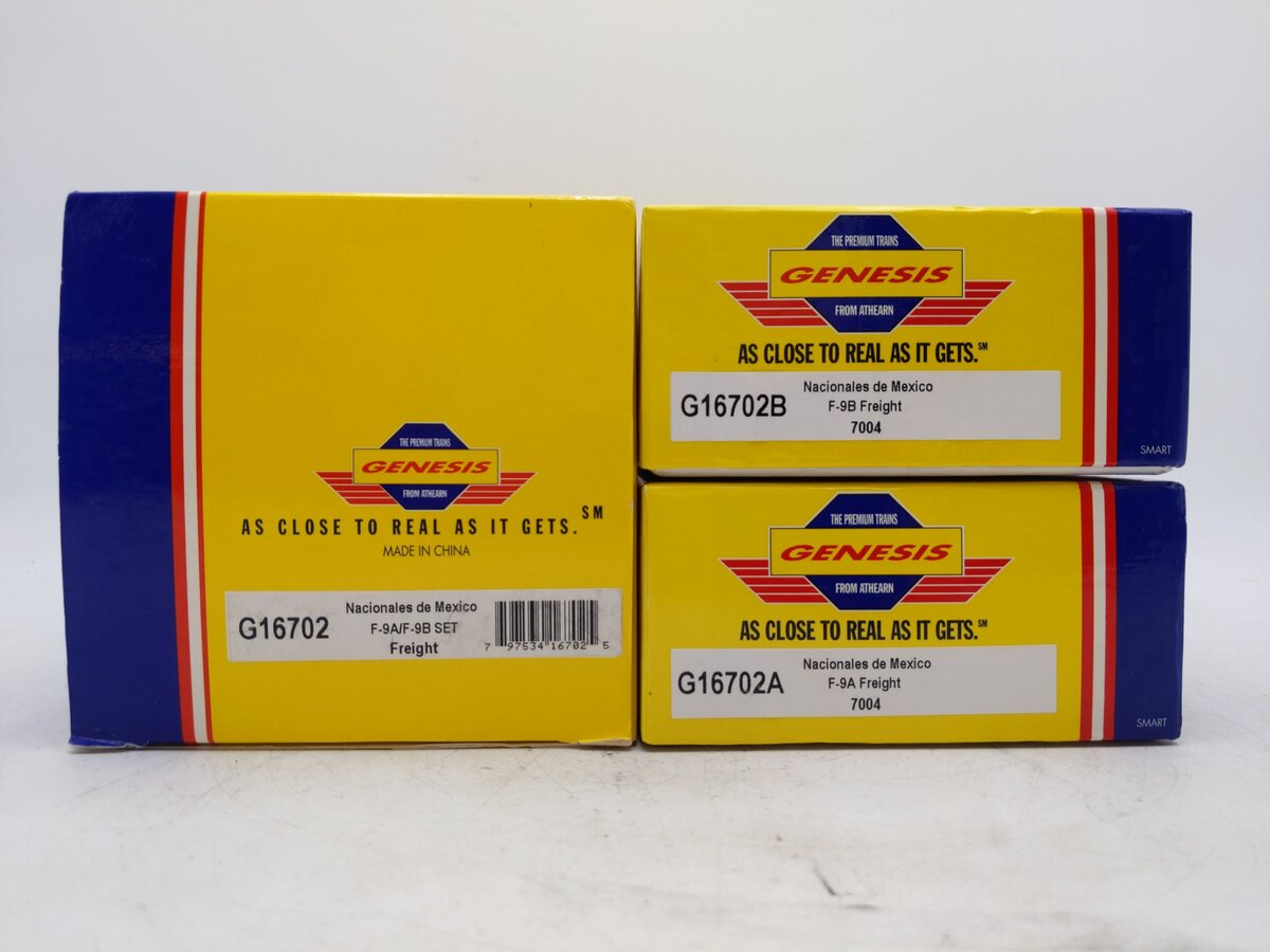 Athearn G16702 Nacionales De Mexico F-9 AB Set #7004 EX/Box