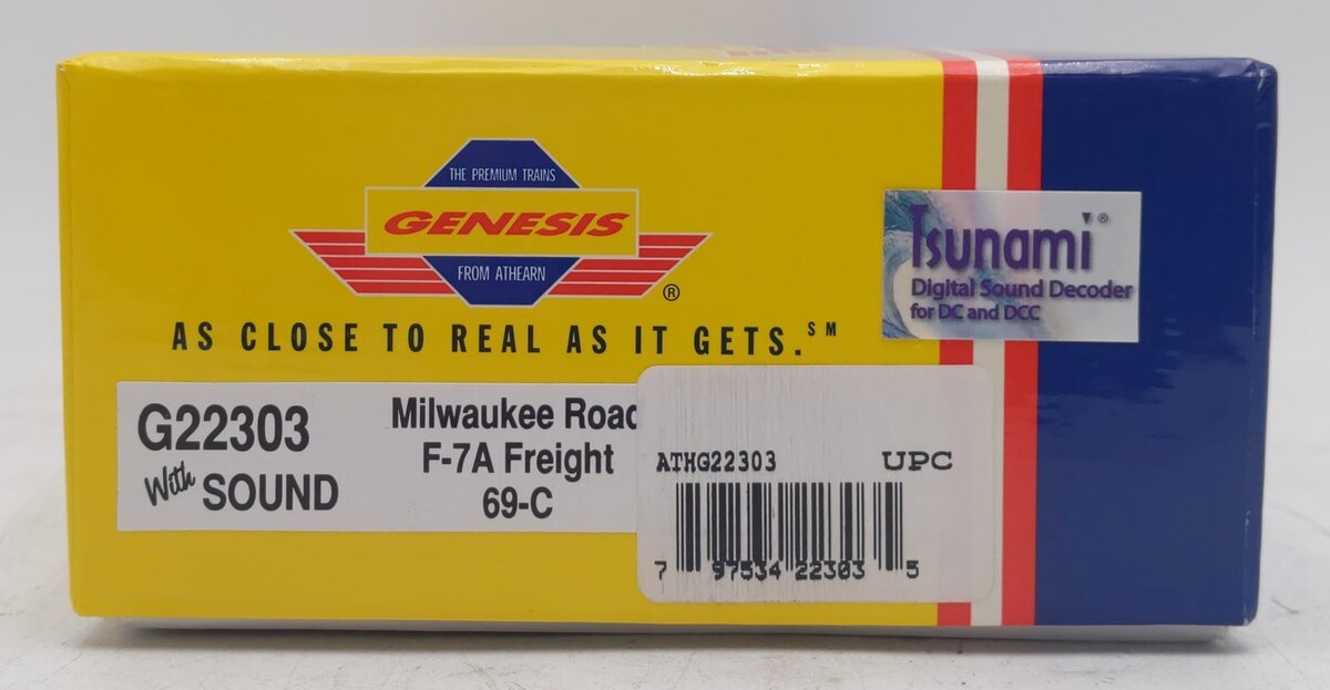 Athearn G22303 HO Milwaukee Modernized F7A Diesel Locomotive w/DCC & Sound #69C