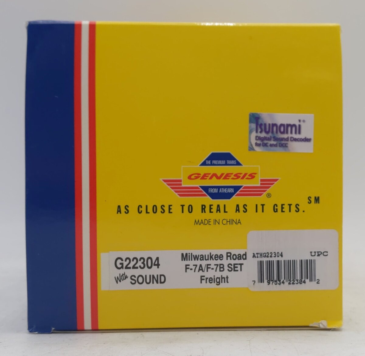 Athearn G22304 HO Milwaukee F7A-F7B Diesel Locomotive w/ DCC & Sound #70C/#68B LN/Box