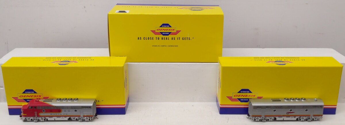Athearn G2607 HO Santa Fe F-3 AB Diesel Set #21C & #21B EX/Box