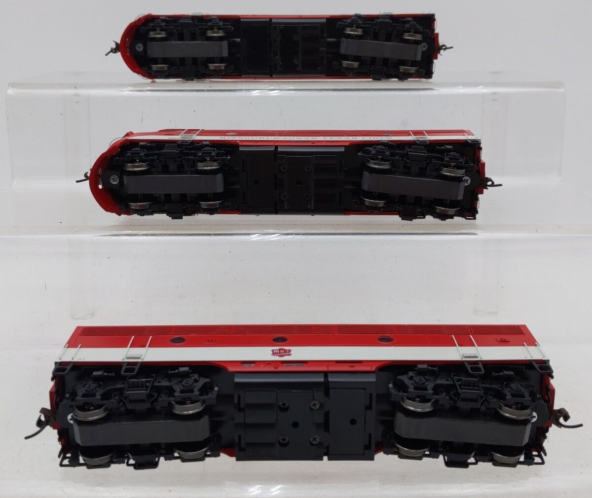 Athearn G2636 Missouri-Kansas-Texas F3 ABA Diesel Locomotive Set #205 EX/Box