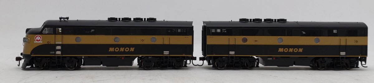 Athearn G2516 HO Monon F-3A/ F3-B Diesel Locomotive Set # 65B/ 63C LN/Box