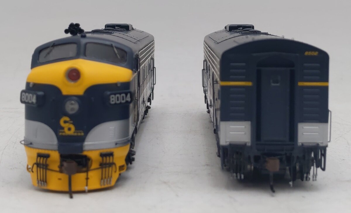Athearn G22615 HO C&O FP7A/F7B Diesel Locomotives #8004/#8502 w/ DCC & Sound LN/Box