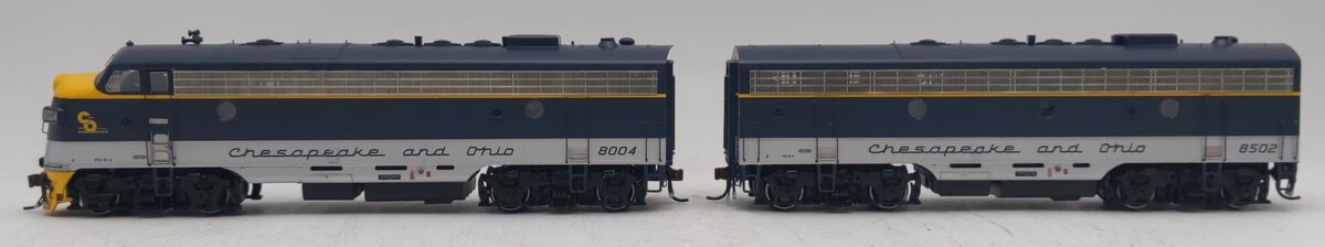 Athearn G22615 HO C&O FP7A/F7B Diesel Locomotives #8004/#8502 w/ DCC & Sound LN/Box