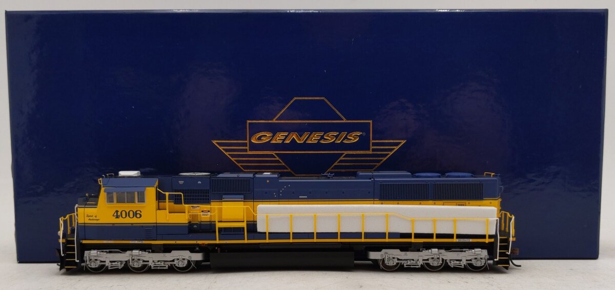 Athearn ATHG64774 HO Scale Alaska Railroad SD70MAC Diesel Locomotive #4006 EX/Box