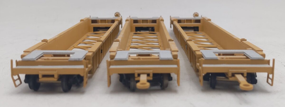 Walthers 932-33945 HO Scale TTX NSC 53' Well Cars (Set of 3) EX/Box