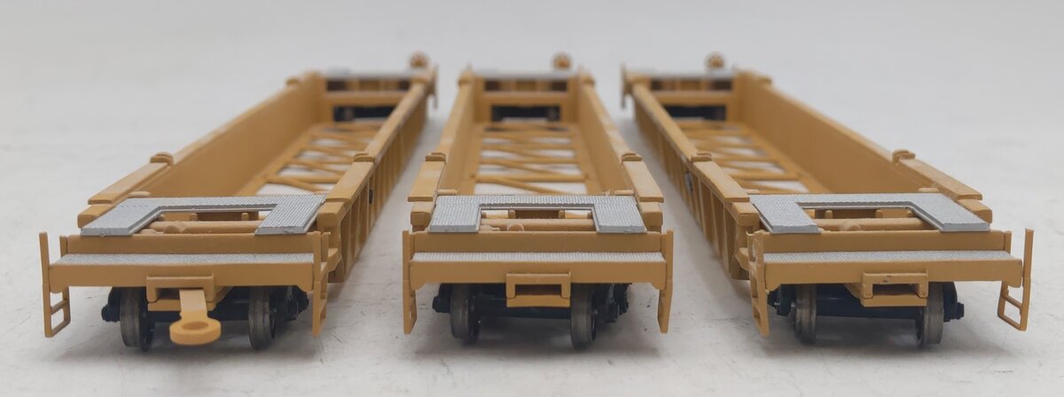 Walthers 932-33945 HO Scale TTX NSC 53' Well Cars (Set of 3) EX/Box