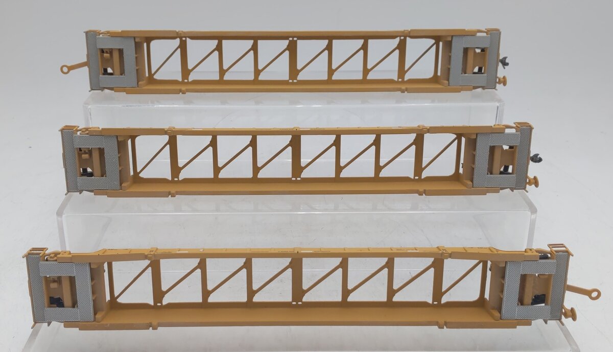 Walthers 932-33945 HO Scale TTX NSC 53' Well Cars (Set of 3) EX/Box