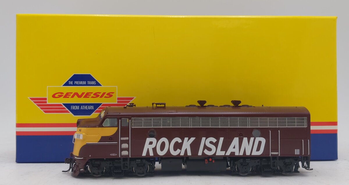 Athearn G22183 HO Scale Rock Island F7A Diesel Locomotive #111 w/DCC & Sound NIB