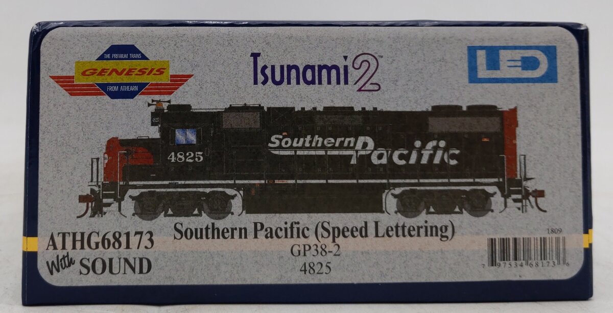 Athearn G68173 HO Southern Pacific GP38-2 EMD Diesel Locomotive with Sound #4825 LN/Box