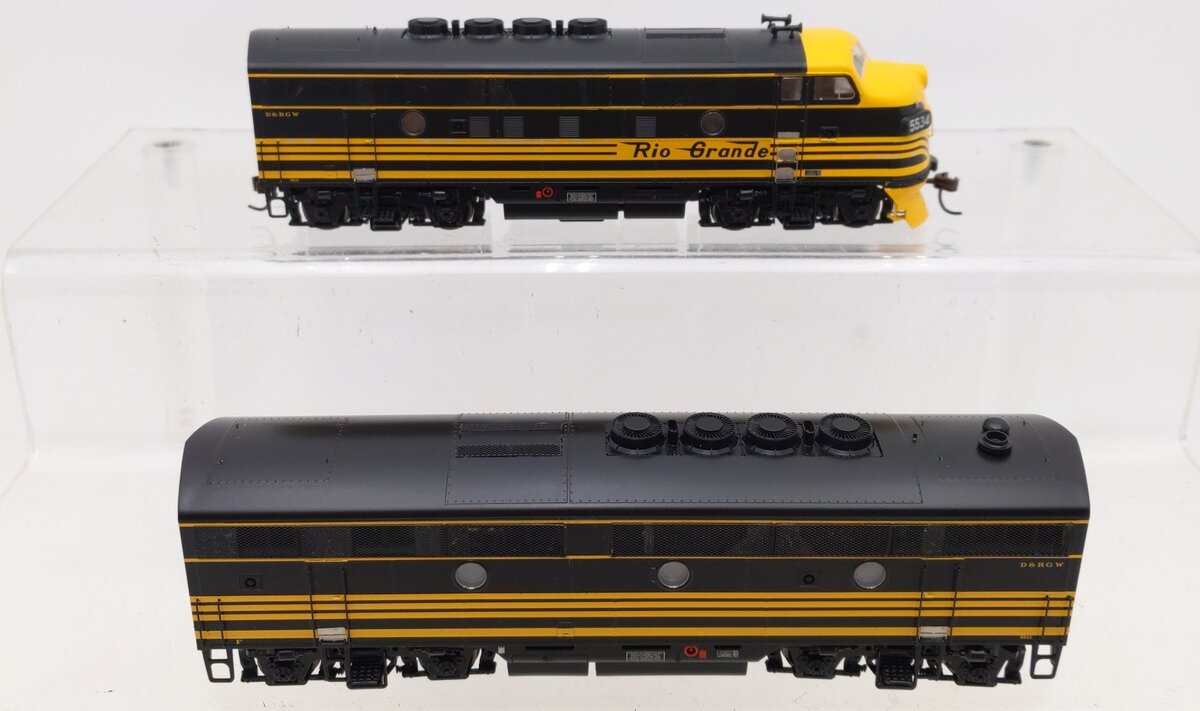 Athearn G2633 HO D&RGW EMD F3A & F3B Diesel Locomotive #5533, #5534 (Set of 2) EX/Box