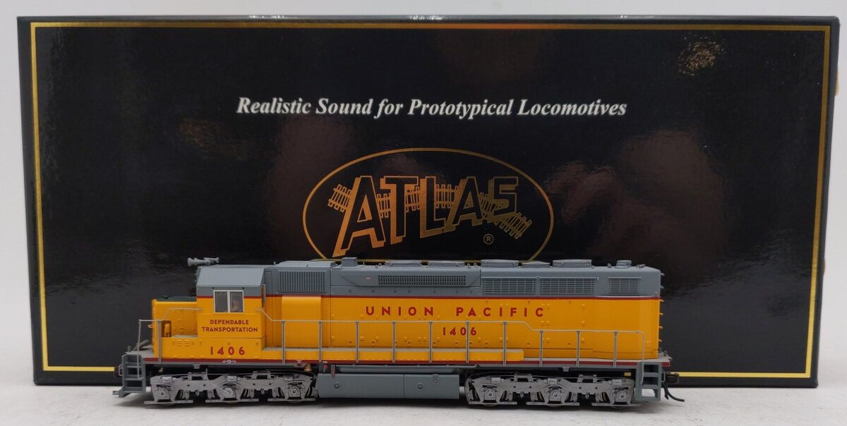 Atlas 7094 HO Scale Union Pacific SPD35 Diesel Locomotive #1406 EX/Box
