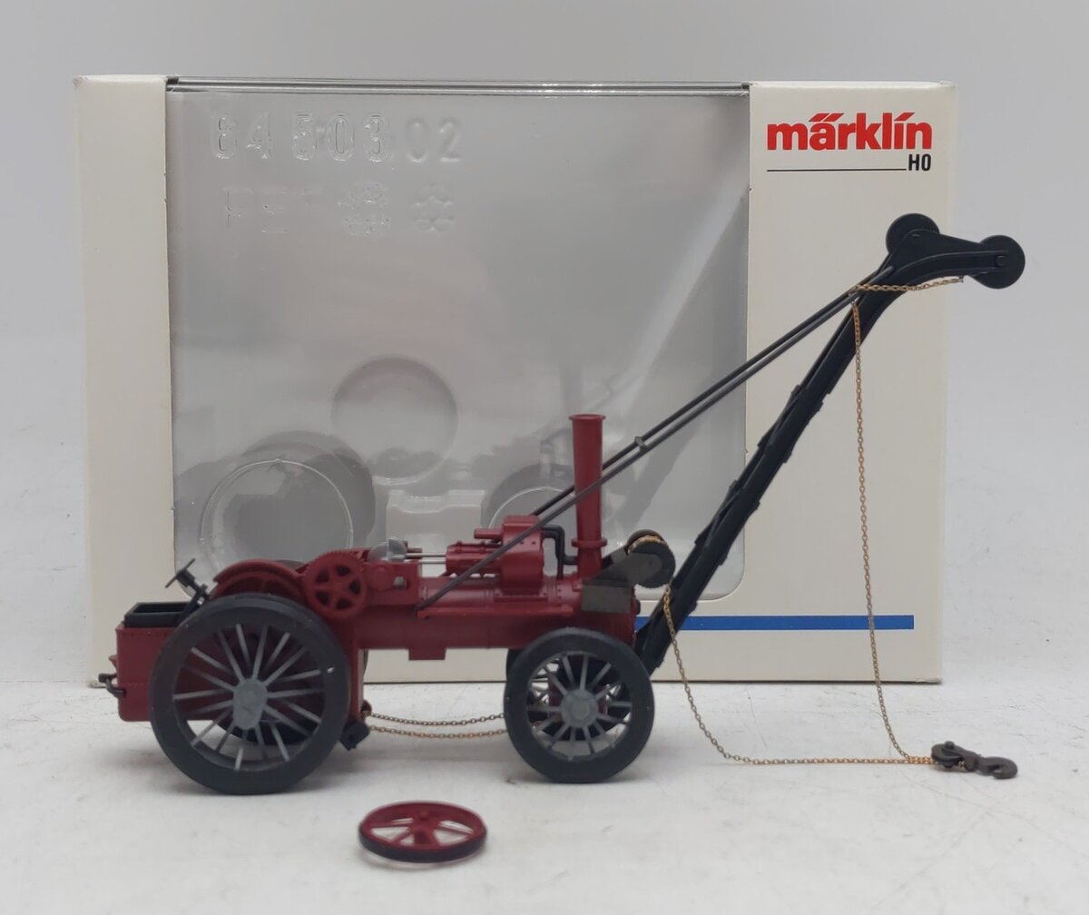 Marklin 1891 HO Scale Steam Crane VG/Box