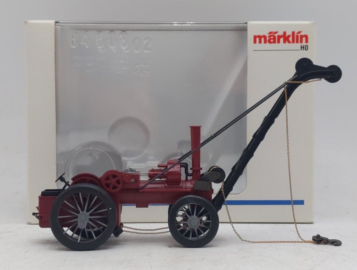 Marklin 1891 HO Scale Steam Crane VG/Box