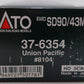 Kato 37-6354 HO Scale Union Pacific SD90-43MAC Diesel Locomotive #8104 EX/Box
