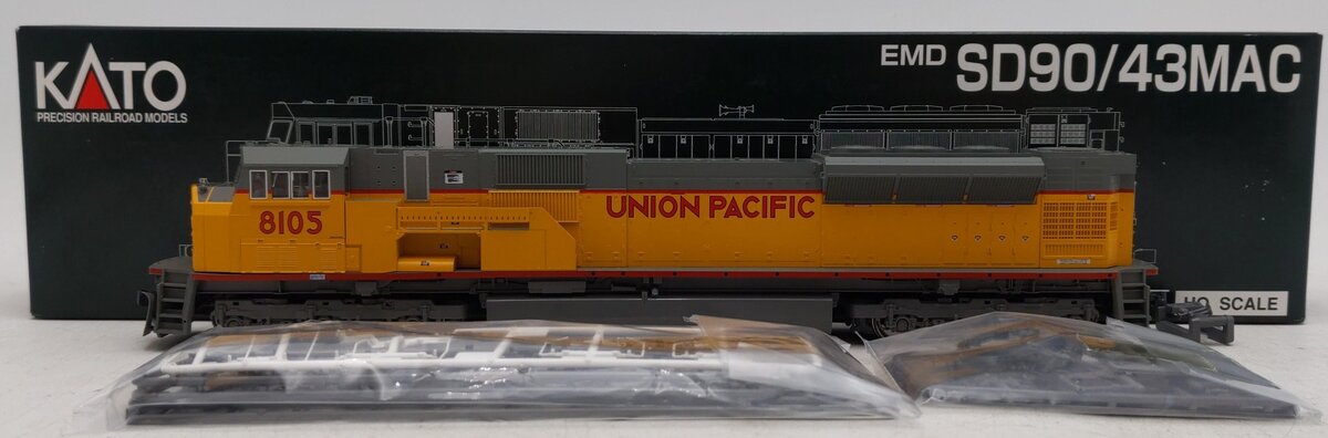 Kato 37-6355 HO Scale Union Pacific SD90/43MAC Diesel Locomotive #8105 EX/Box