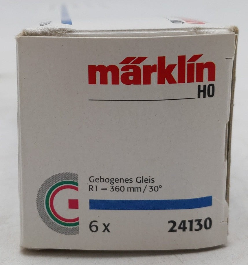 Marklin 24130 R1 C Curved Track Sections (Box of 6) VG/Box