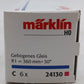Marklin 24130 R1 C Curved Track Sections (Box of 6) EX/Box