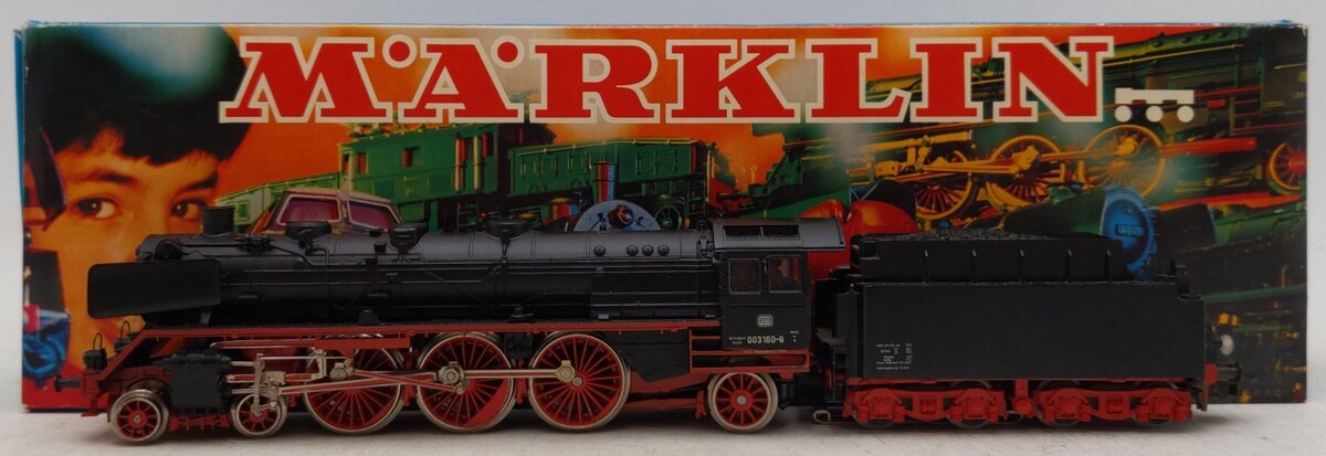 Marklin 3085 HO Scale BR 003 4-6-2 Steam Locomotive & Tender #003160-9 EX/Box