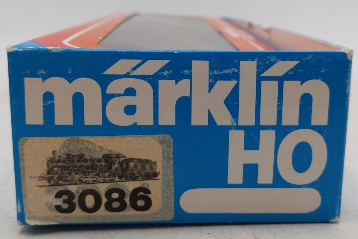 Marklin 3086 HO Scale BR64 Steam Locomotive & Tender #64119 EX/Box
