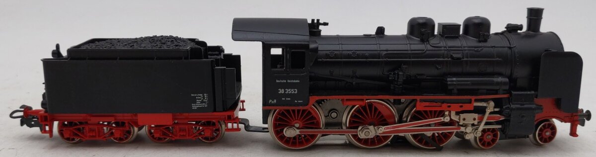 Marklin 3099 HO Scale DRG BR38 4-6-0 Steam Locomotive & Tender EX/Box