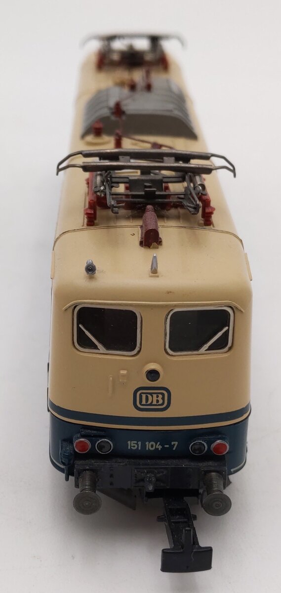 Marklin 3058 HO Scale DB Electric Locomotive #151 104-7 EX/Box