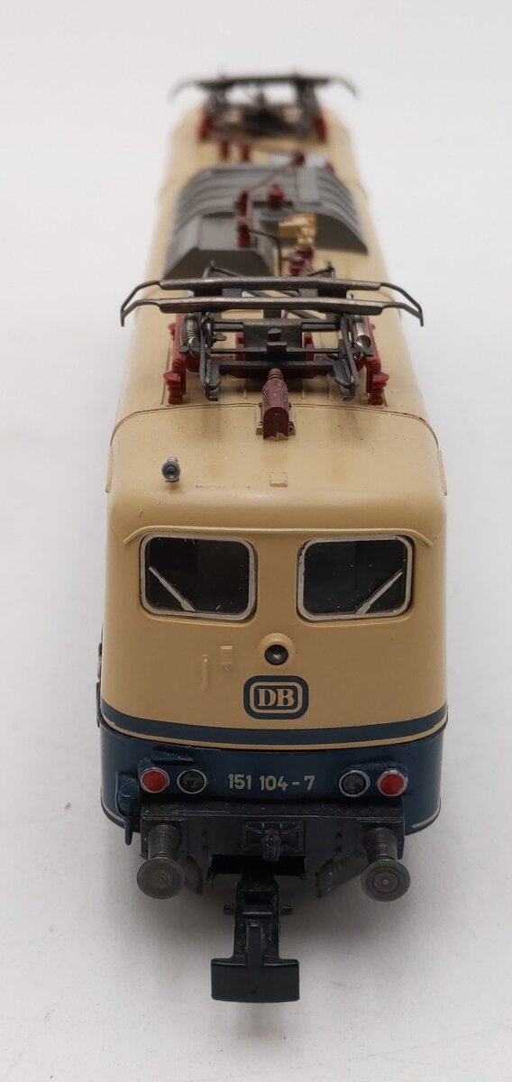 Marklin 3058 HO Scale DB Electric Locomotive #151 104-7 EX/Box