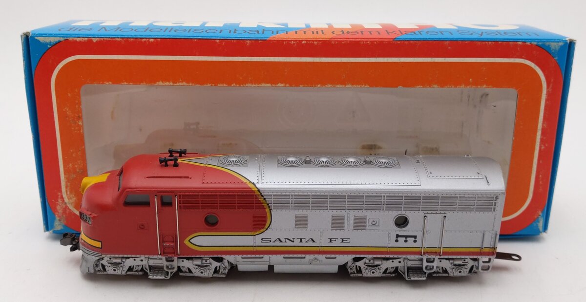 Marklin 3060 HO Scale Santa Fe EMD F7 Powered Diesel Locomotive #337 VG