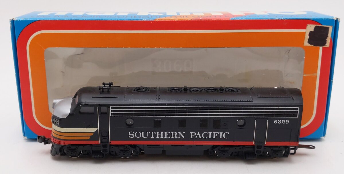 Marklin 3129 HO Scale Southern Pacific "Black Widow" Diesel Locomotive #6329 VG/Box